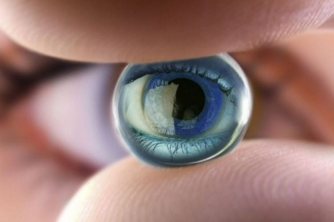 Visual contact lenses